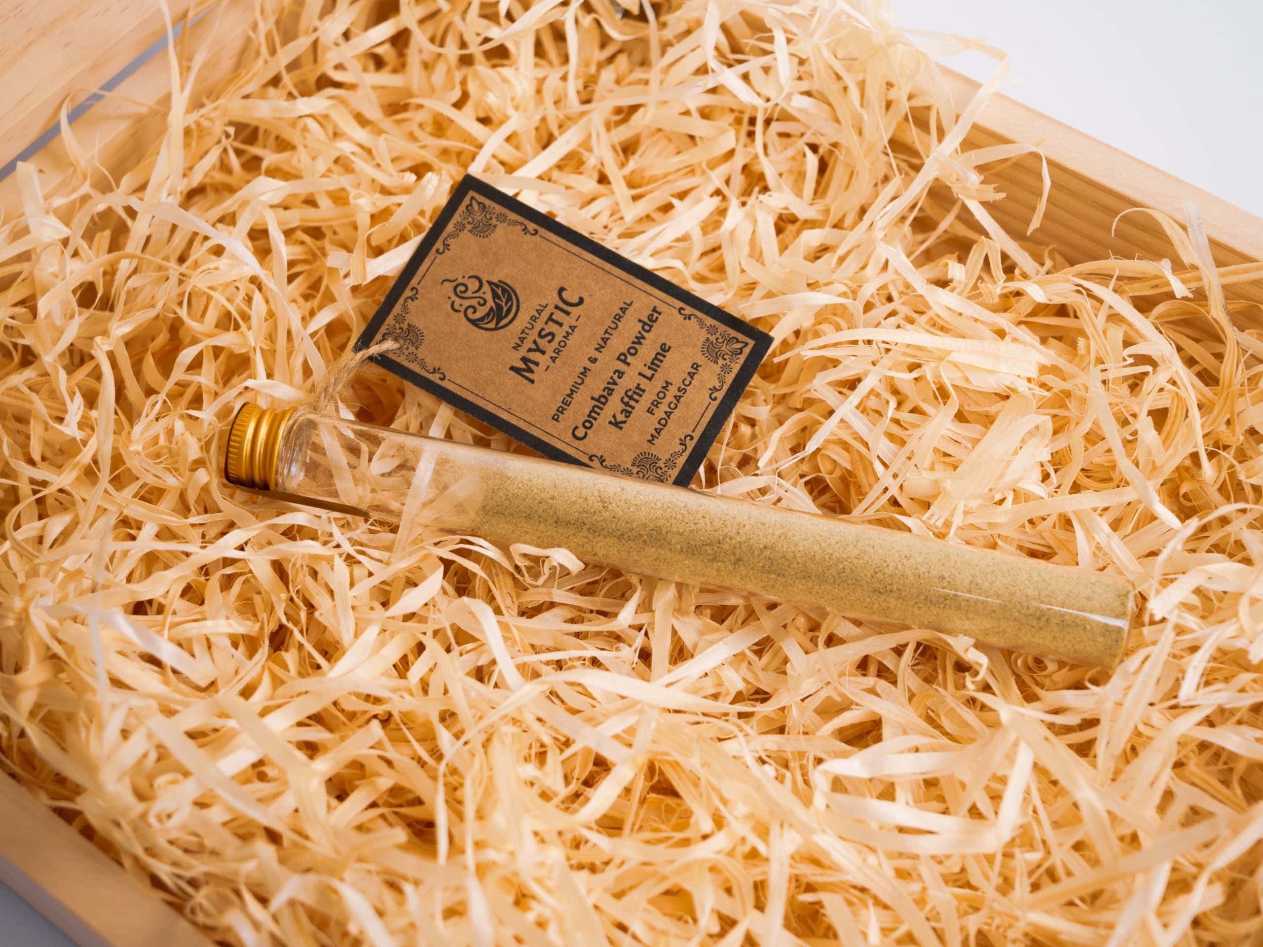 Combava Powder – Kaffir Lime – Madagascar – 20 g (Glass Tube) view 2