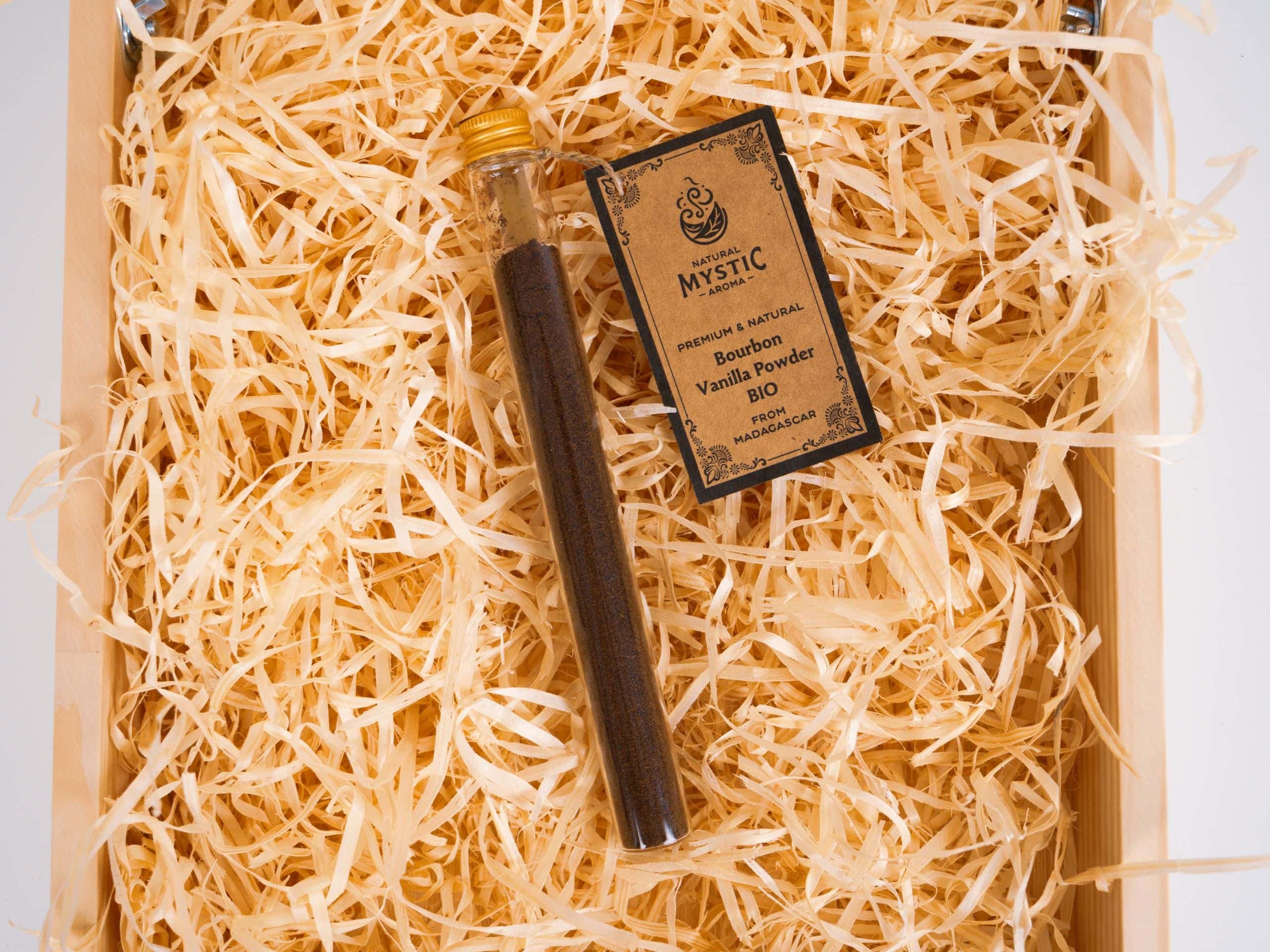 Organic Bourbon Vanilla Powder – Madagascar – 20 g (BIO Certified, Glass Vial) view 2