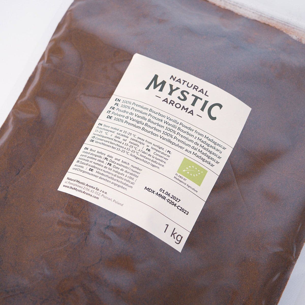 BIO / ORGANIC Bourbon Vanilla Powder – 1 kg Grade A